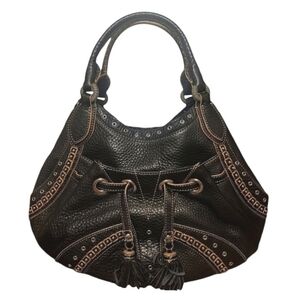 VTG Cole Haan Village Grommet Boho Bag